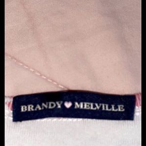 brandy Melville pink zelly top